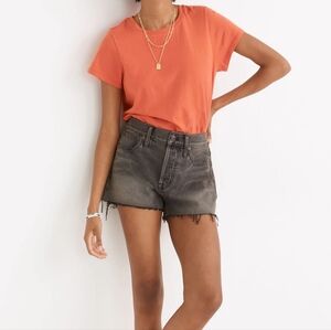 Madewell Relaxed Denim Shorts in Bienville Wash - 25